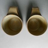 2 stoneware mugs Arts Ceram Grands fires, Puisaye sandstone