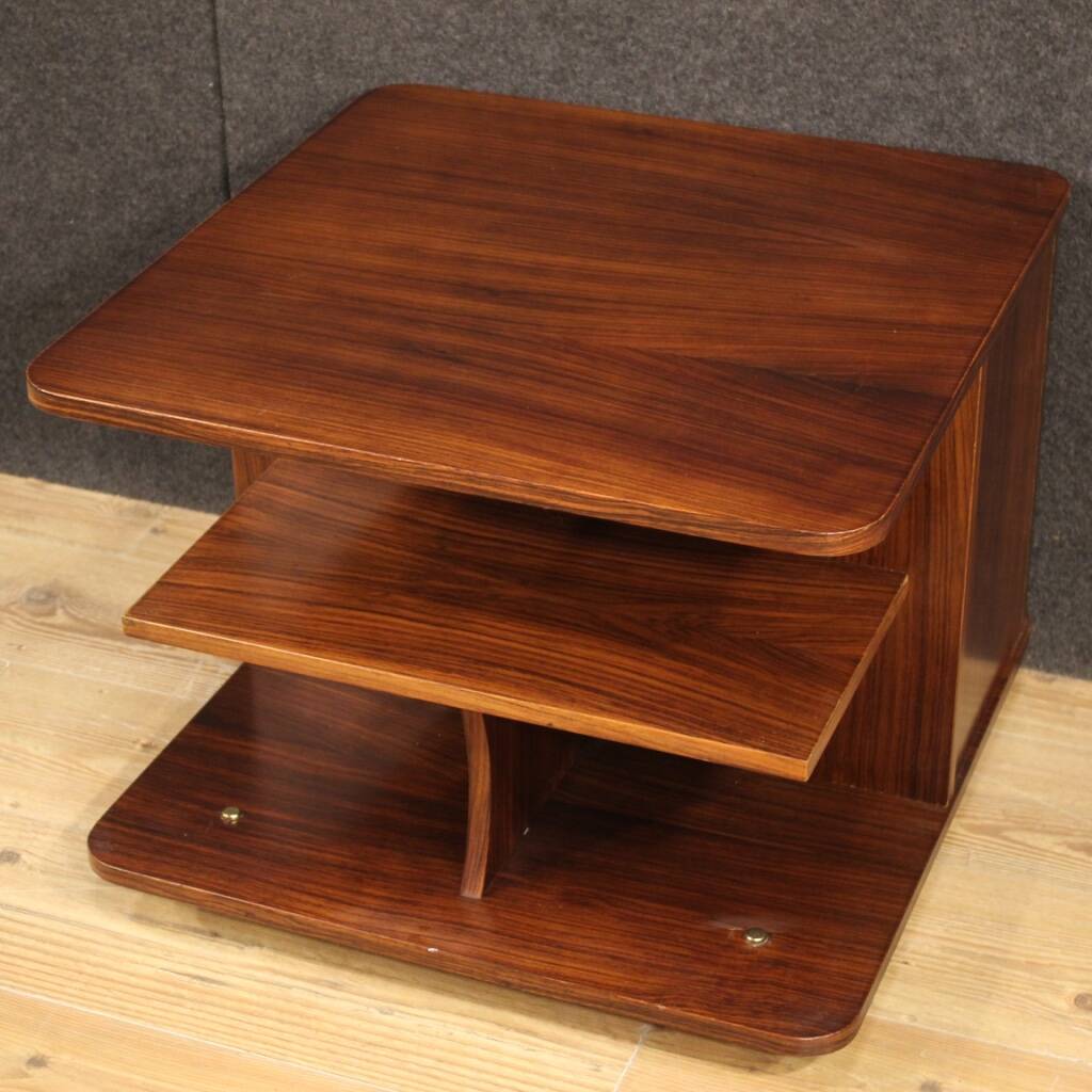 Table basse en bois de design italien du 20ème siècle