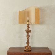 Lampe de table baroque, fabriquée à la main dans les années 1960