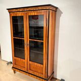 Biedermeier Bookcase, Cherry Veneer, South Germany 1820