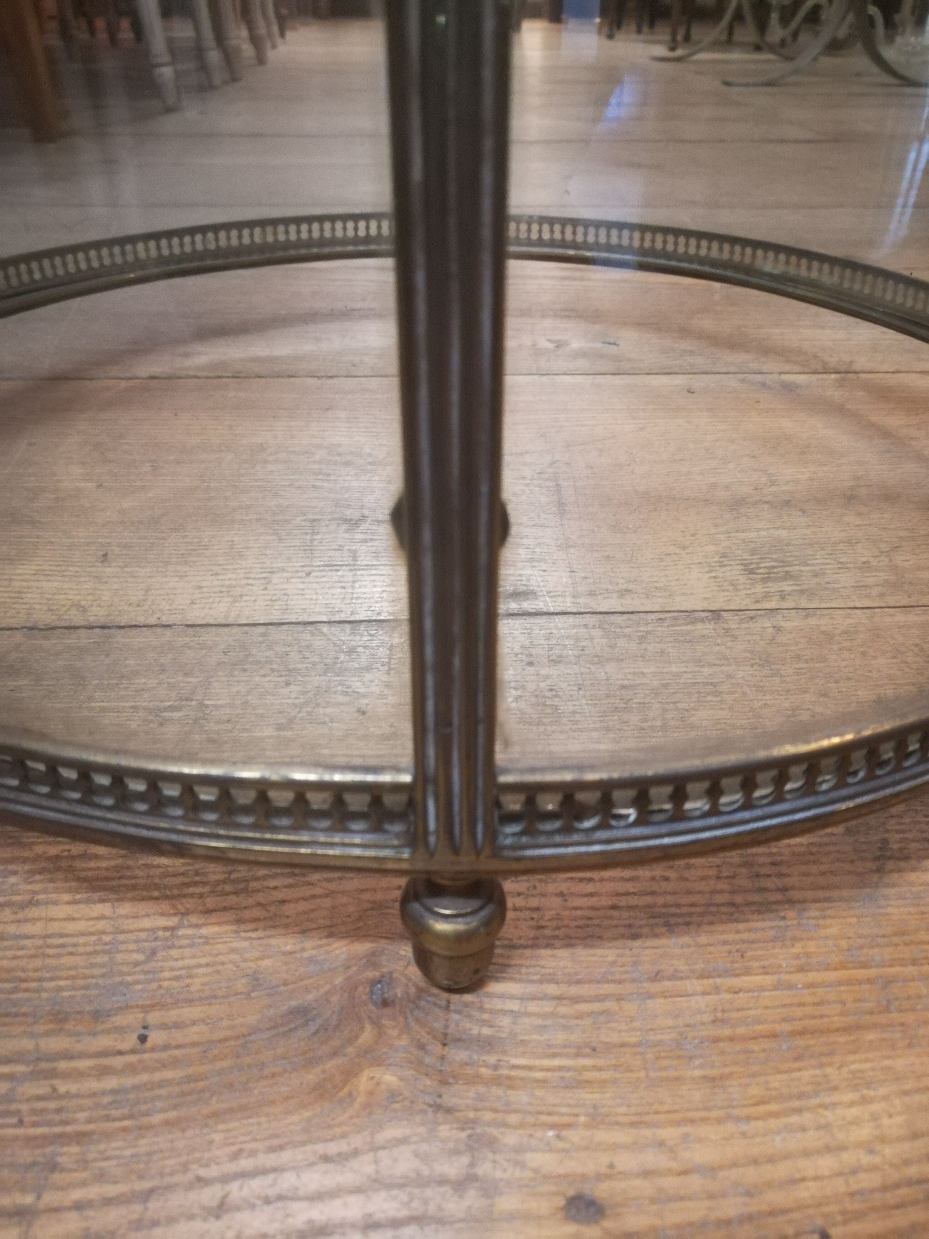 Brass and glass lantern