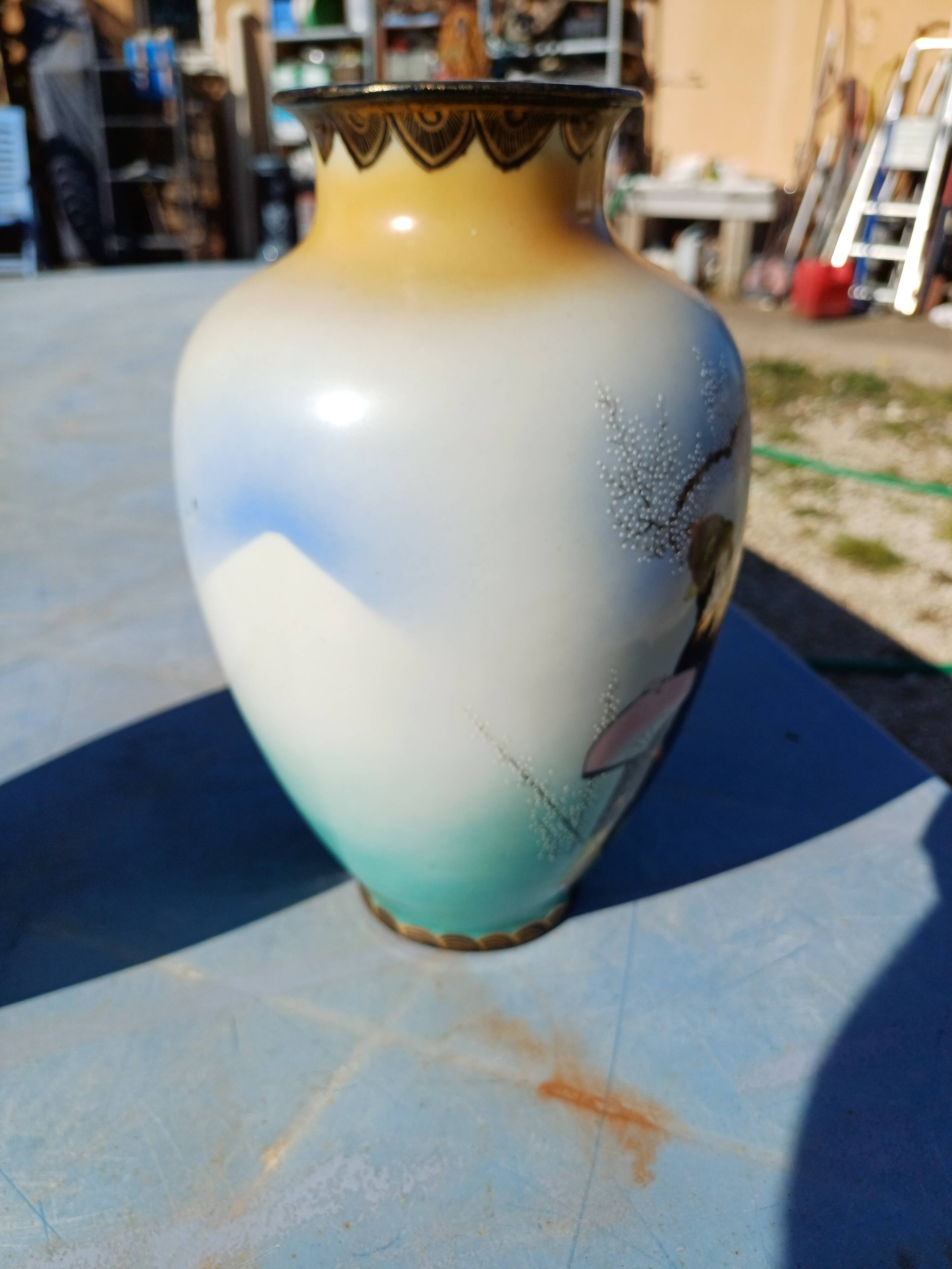 Paire de vases japonisants