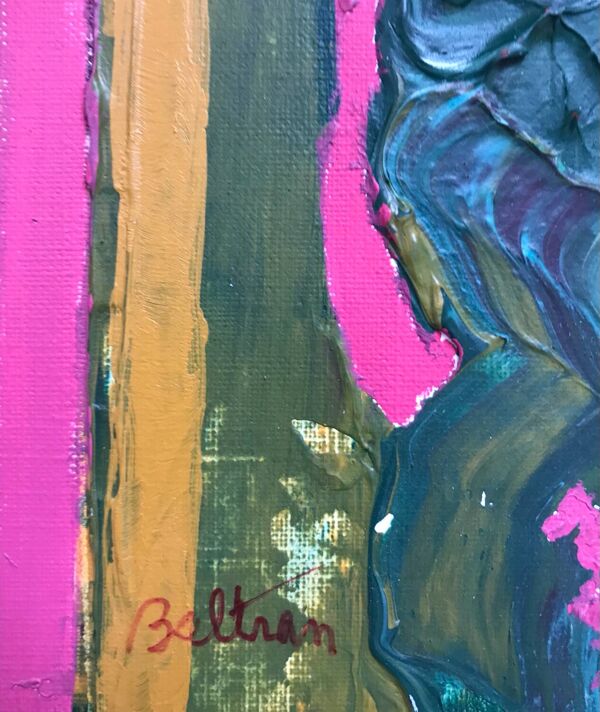 Odile TRAMPONT (1944).Se distancer,2011.Acrylique/papier