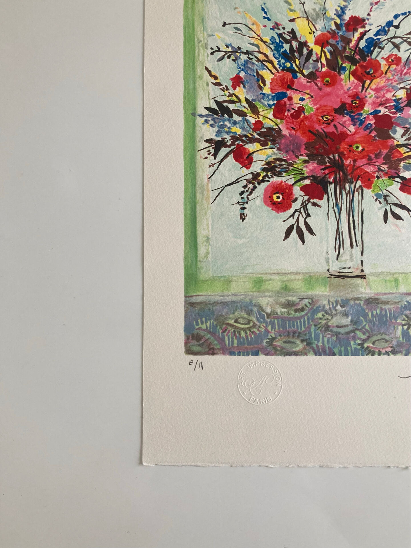 Michel Henry - Signed lithograph and justified artist's proof