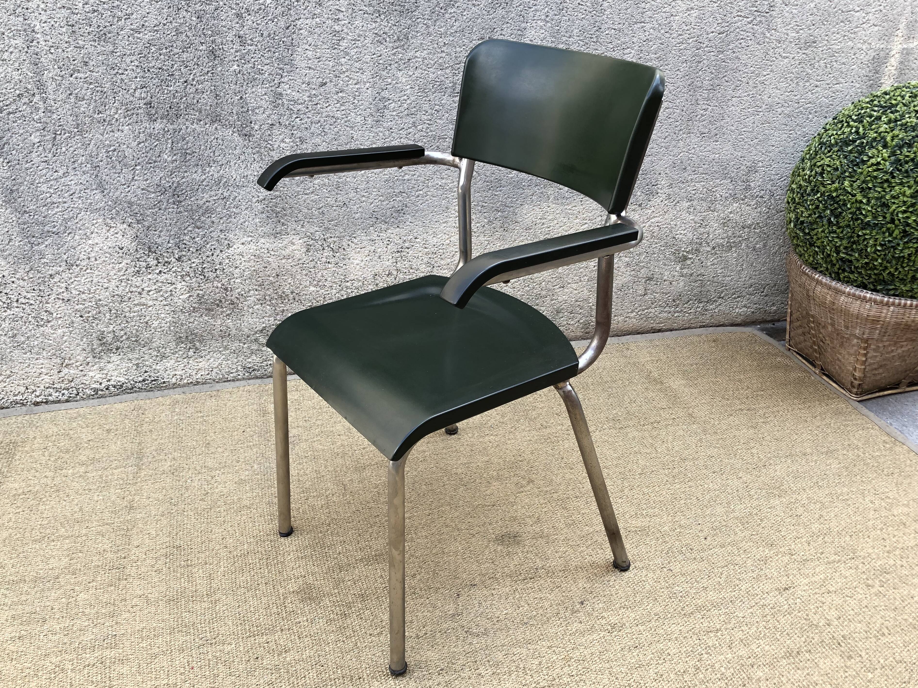 René Herbst bauhaus armchair