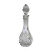 Carafe à decanter vin  en cristal de bohème taille diamant