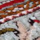 Vintage turkish oushak handmade carpet 110cm x 340cm 1940s, 1c515