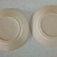 Two iron earth plates decorated with rose