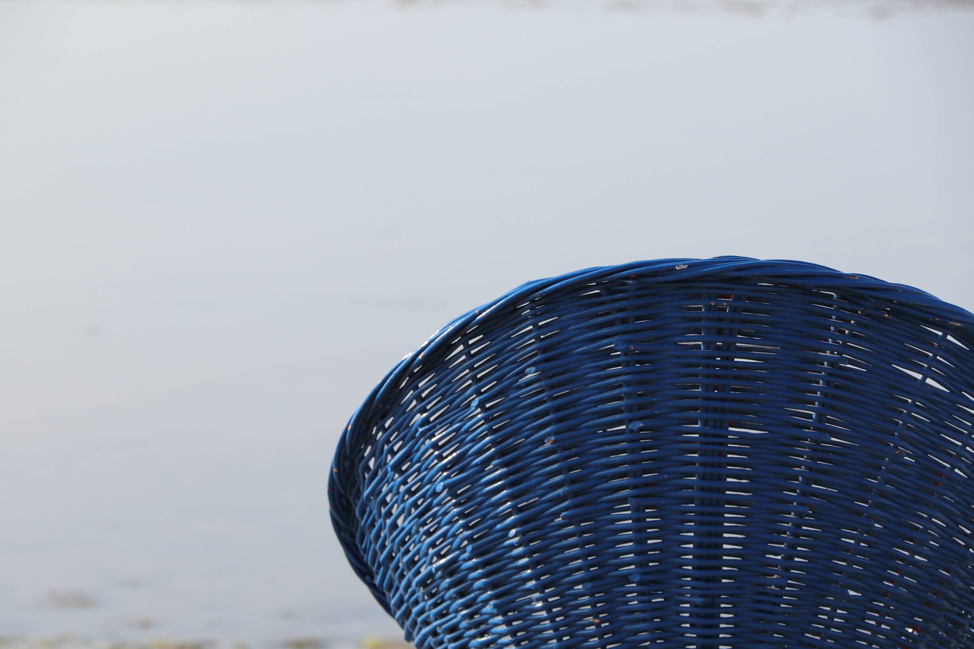 Wicker armchair, basketry – Ouessant - Brittany