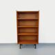 Vintage teak-style wooden bookcase from the 60s