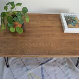 Coffee table in raw oak 110x42x74