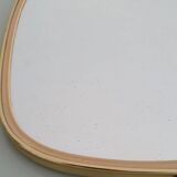 Vintage 1960s ovoid mirror