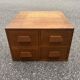 Oak craft cabinet with 4 drawers
