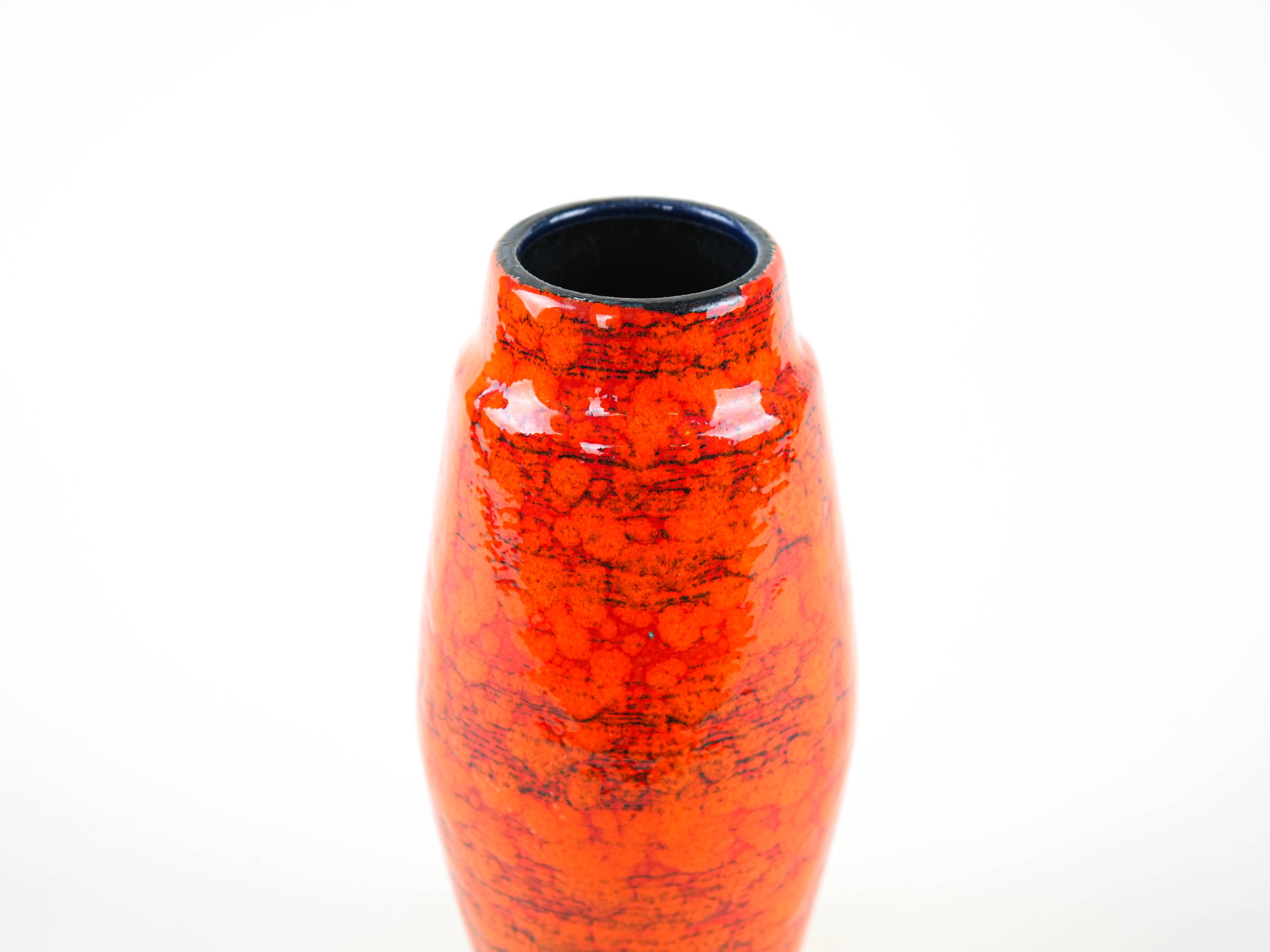 Ceramic vase, German design, 1960s, made in West Germany