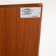 Vintage bookcase with pull-out shelf
