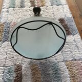 Frosted glass pendant light Maison Delmas