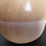 Vase soliflore français en grès émaillé / signature / céramique française / travail artisanal