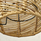 Hanging lamp rattan