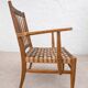 Chaises et table en chêne hongrois des années 1940, Lajos Kozma.