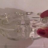 Cendrier verre transparent