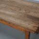 Antique Elm Early 20th Century French Rustic Farmhouse Dining Table