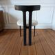 Set of 4 Oak "T-Shape" dining chairs