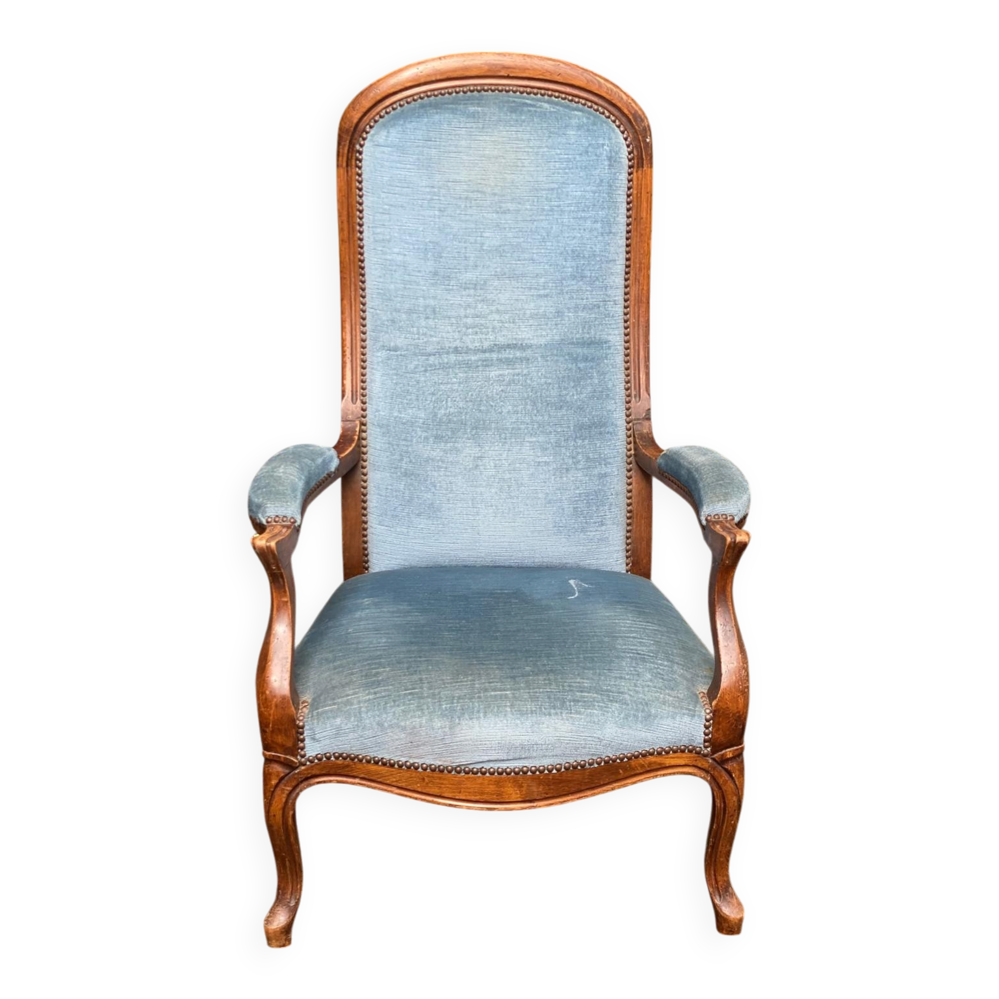 Fauteuil Voltaire Louis Philippe d'époque XIXe siècle
