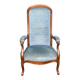 Fauteuil Voltaire Louis Philippe d'époque XIXe siècle