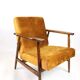 Vintage easy chair in brown chameleon, 1970s