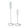 Set of metal candlesticks, Danish design, 1970s, made in Denmark