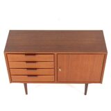 Buffet, enfilade vintage en teck « Dresde »