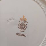 Plat rond "Meudon" K&G Lunéville