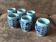 Set of 6 handmade ceramic cups