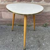 Coffee table cocktail Formica French vintage design 1960