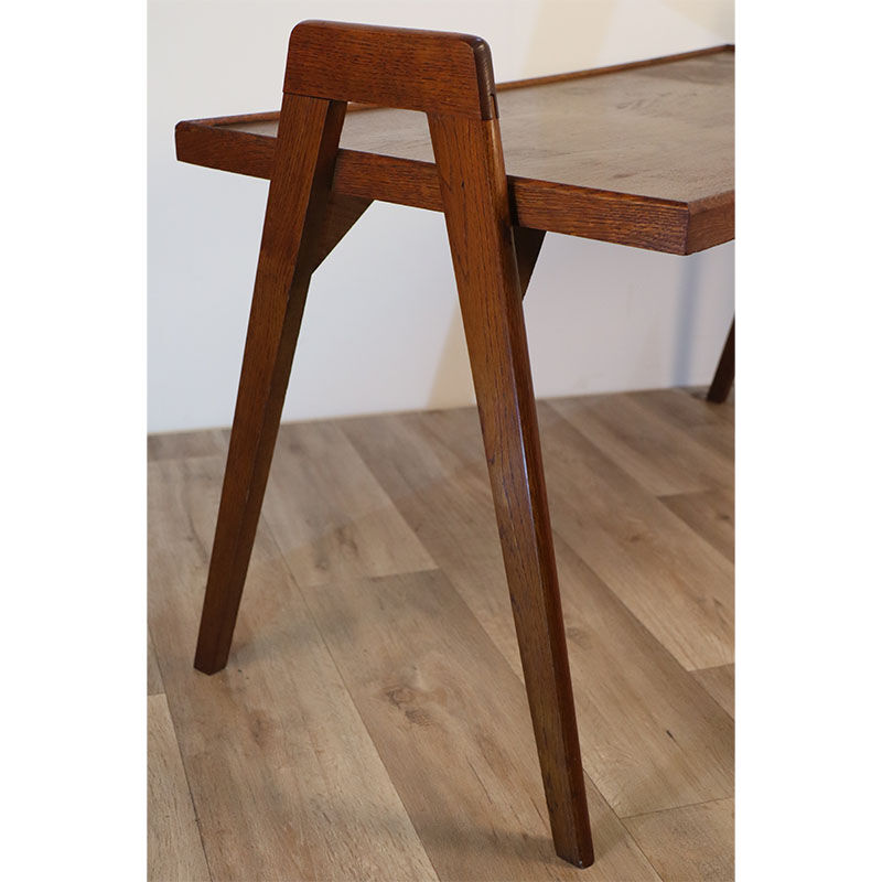 Vintage coffee table in oak 1950