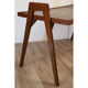 Table basse vintage en chêne 1950