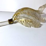 Large Vintage Murano Glass and Gold Leaf Wall Light by Barovier Toso, Italy