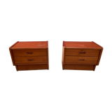 Rare Scandinavian bedside pair