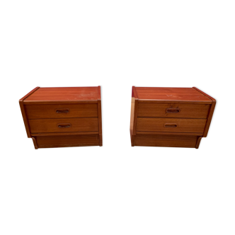 Paire de chevets scandinave