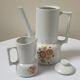 Cafetière et pot à lait