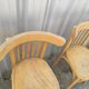 4 bistro chairs  blond wood