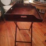 Mahogany butler folding table
