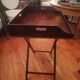 Mahogany butler folding table