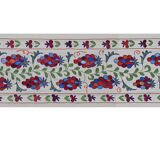 Hand-knotted rug, vintage Turkish rug 43x180 cm