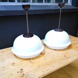 Set of 2 Czech pendant lamps, 60s