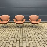 2x Fritz Hansen Swan chair by Arne Jacobsen, NEW condition!!