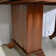Table rectangulaire en acajou massif et plaqué 1930/1940