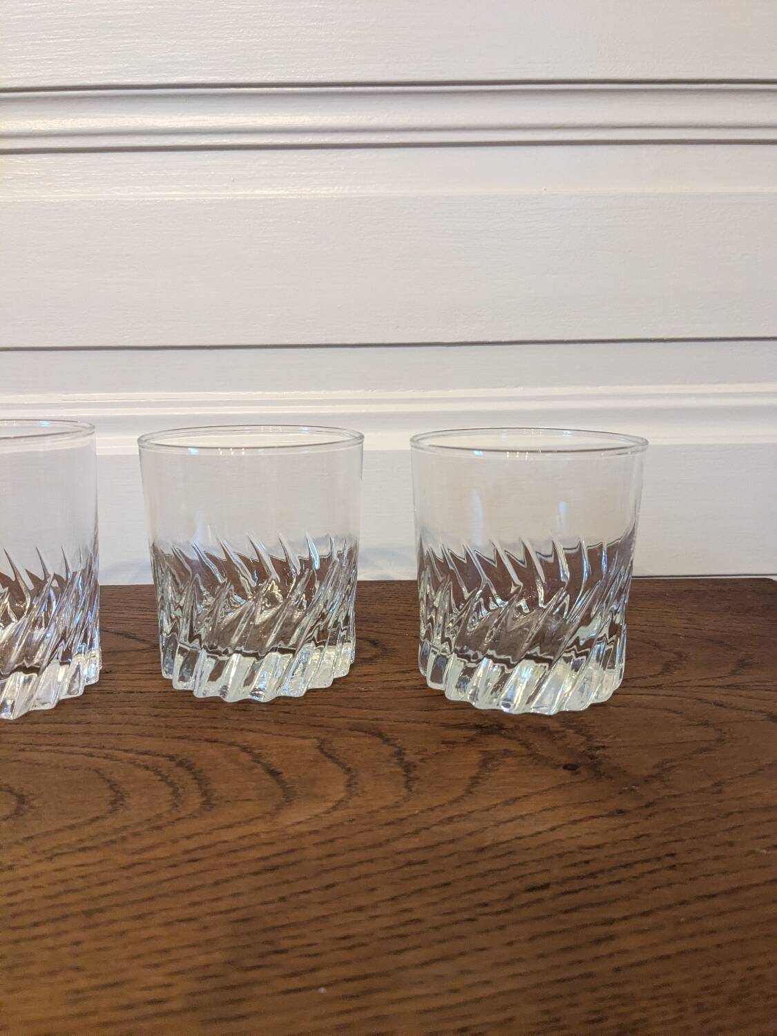 3 whisky glasses
