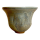 Japanese scarified ceramic bowl