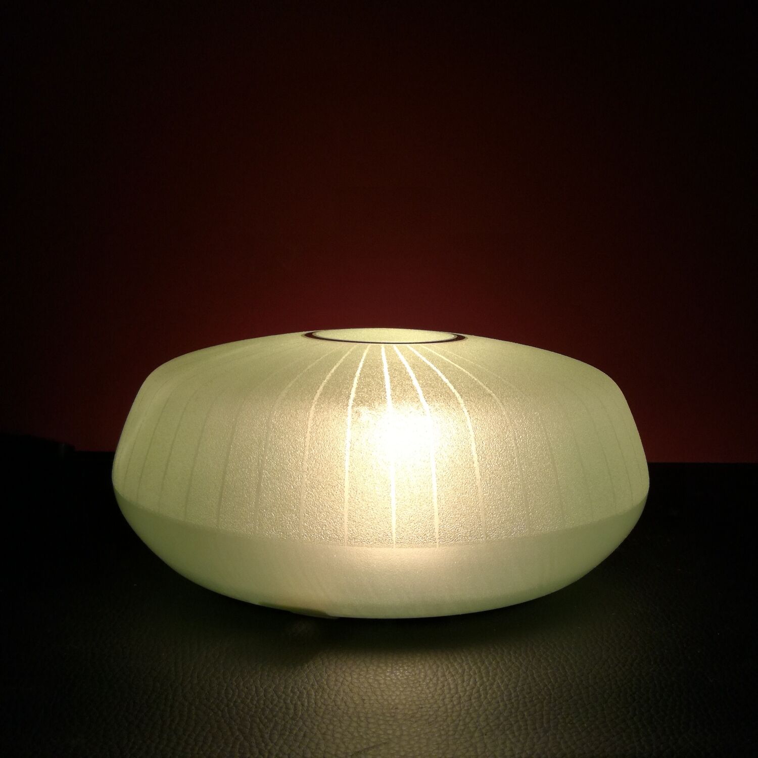 Green domed ceiling lamp, 1950